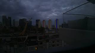 Sunset in Rotterdam on Sunday, September 22, 2024