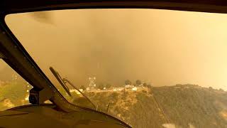 California wildfire helicopter rescue