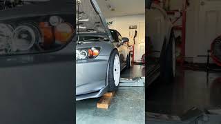 S2000 gets fitment treatment! #automobile #car #trending #suspension