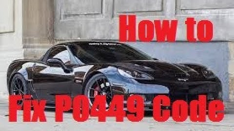 PO449 Check Engine Light Replacing Evaporative Vent Valve Solenoid on Corvette C6 Dorman 911-075
