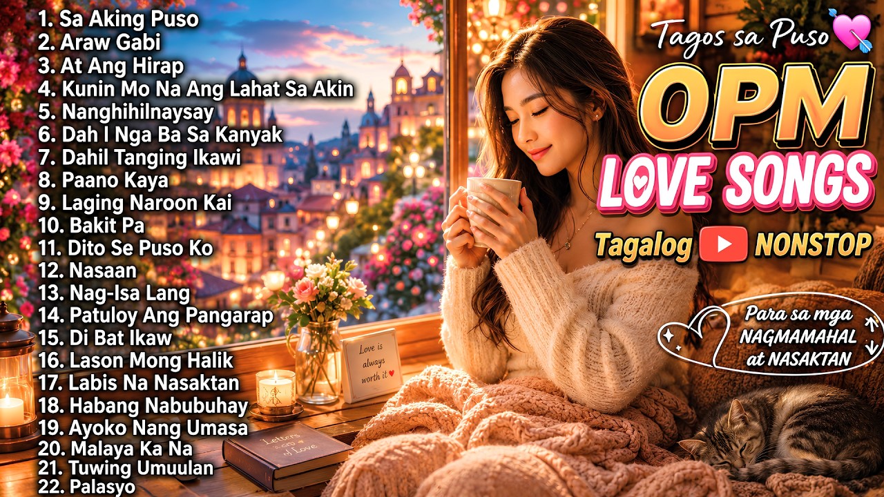 Best OPM Love Songs 🎧🎶 Tagos sa Puso💘 Tagalog Nonstop Love Songs Para sa mga Nagmamahal at Nasaktan