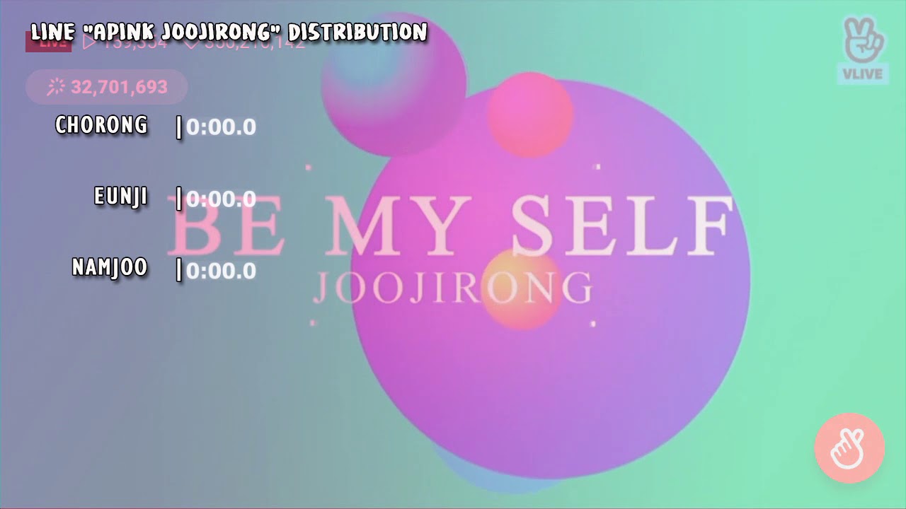 APINK JOOJIRONG (주지롱) - BE MYSELF | Line Distribution - YouTube