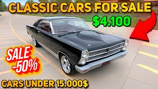 20 Magnificent Classic Cars Under $15,000 Available on Craigslist Marketplace! Perfect Cars!