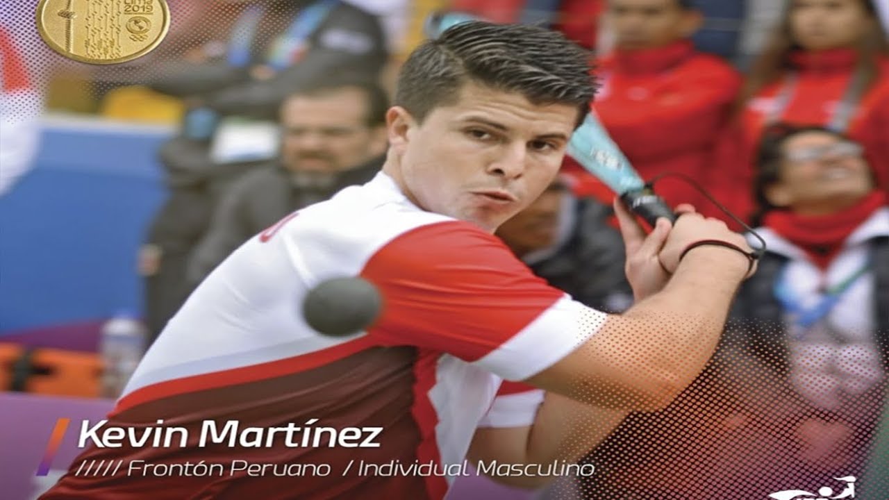 KEVIN MARTÍNEZ GANÓ MEDALLA DE ORO | PALETA FRONTÓN MASCULINO | LIMA 2019