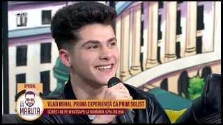 Vlad Mihai, fiul Aurorei și a lui Săndel, prima experiență ca artist