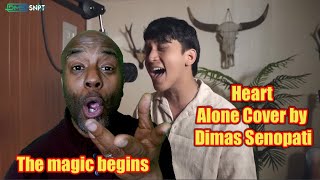 Heart - Alone Cover by Dimas Senopati | REACTION