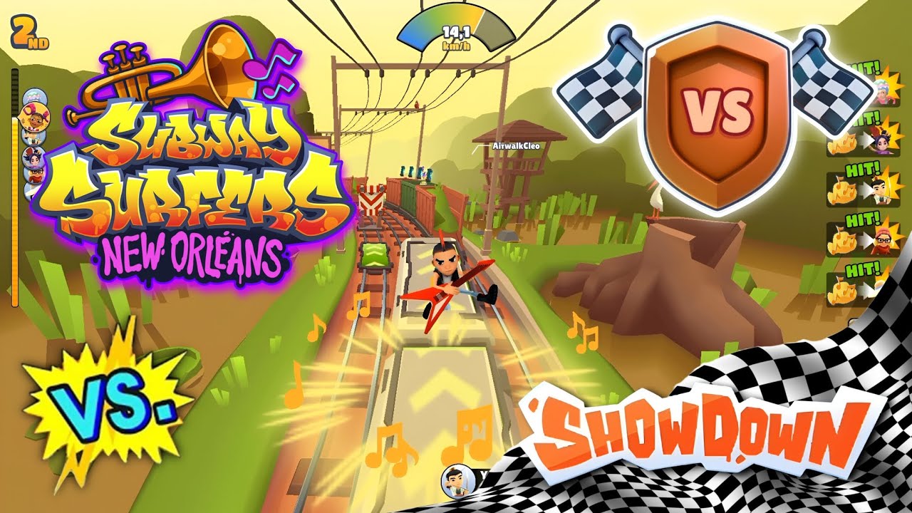 🏁 Subway Surfers Showdown Versus Race Mode NEW ORLEANS 2024 - Gameplay with Multiplayer! 🎺🆚💥
