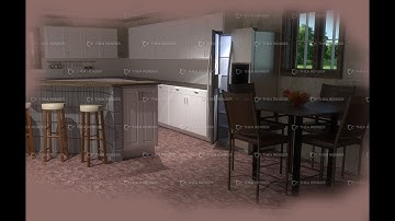 SketchUp Pro 2018 + Thea Render 2.0 Kitchen Design #gates3designs