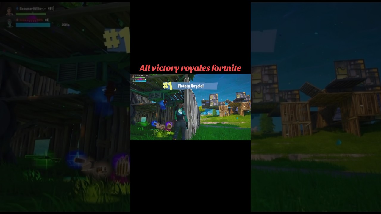 All victory royales fortnite