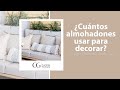 ¿Cuántos almohadones usar para decorar?