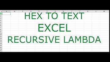 How to convert hexadecimal back to text (ASCII) with a Recursive Lambda
