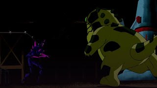 Ben 10 Alien Force - Upchuck, Gwen And Kevin Vs Chromastone