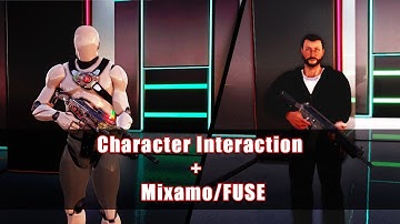 Teste: Character Interaction + Mixamo/Fuse - Unreal Engine 4