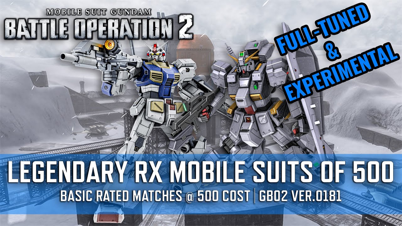 その他 MOBILE SUITGUNDAM HYPERCLASSIC OPERATION LEGENDARY RX MOBILE SUITS OF 500 - Basic Rated Matches @ 500 Cost