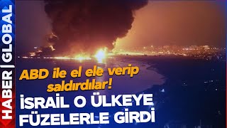 İsrail O Ülkeye Füzelerle Girdi! Gece Yarısı ABD ile El Ele ...