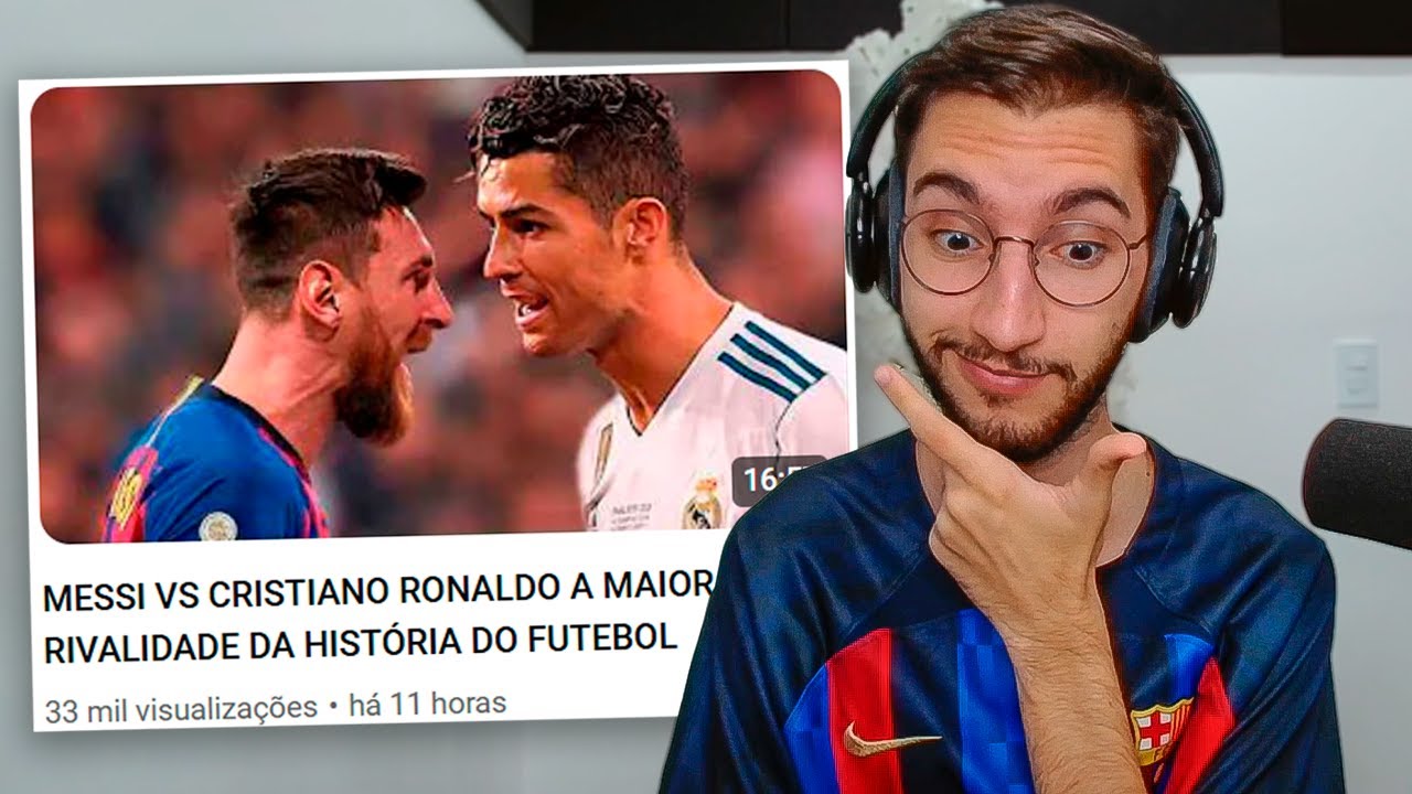 MESSI VS CRISTIANO RONALDO A MAIOR RIVALIDADE DA HISTÓRIA DO FUTEBOL