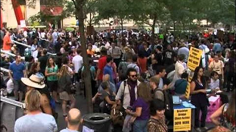 Social Media Fuel Wall Street Protest