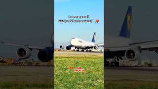 Beautiful Departure Queen Of the Skies Boeing 747😍 #shortvideo #b747 #planespotting