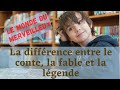 La Différence Entre Le Conte La Fable Et La Légende 2 AM Révision 3AM Rattrapage