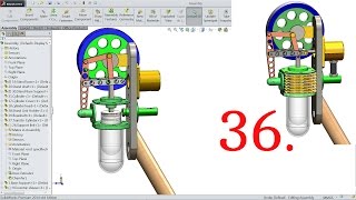 SolidWorks Tutorial Vertical Stirling Engine 36.Assembly 5