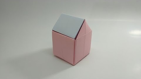 Origami Trash Bin Tutorial II Hướng dẫn gấp thùng rác cực cool II Tuan Bo TubeHD