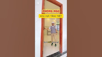 Thiết kế phòng ngủ tầng trệt 2 tầng #nhadep #bietthudep #xaynhatrongoi