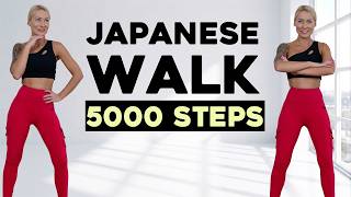 40 Min Japanese Walking Workout | 5000 Steps At Home