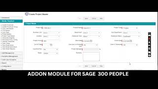 Project Master | Add-On Module for Sage 300 People