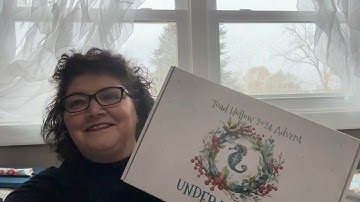 Hand-dyed Yarn Advent from The Crafty Toads at Toad Hollow NJ; Advent #3 2024