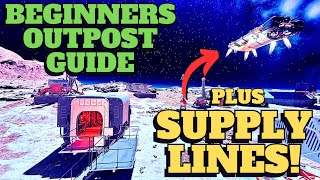 Starfield: Beginners Outpost Guide Building + EASY SUPPLY LINES (Cargo Links)!