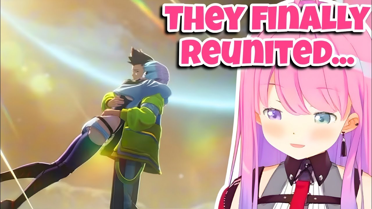 Luna Reacts: Lucy & David Reunited (Wuthering Waves Clip)
