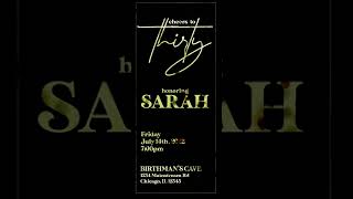 30th Birthday Animated Invite | Personalized Video Digital Invitation