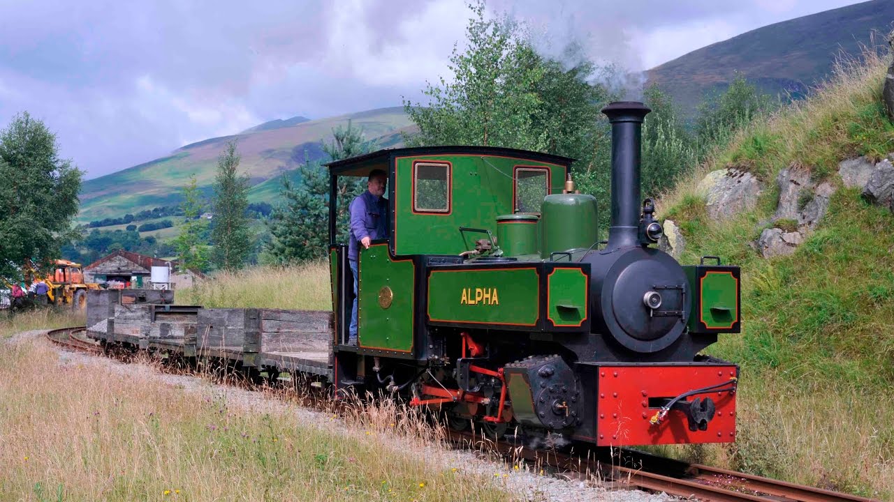 NARROW GAUGE STEAM AT THRELKELD QUARRY PART 1 CLIMBING TO THE INNER