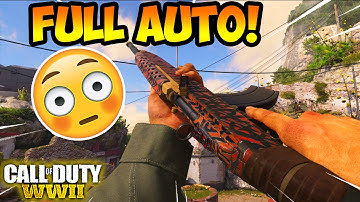 The Full Auto M1A1 Carbine in COD WW2! (M2 Carbine Best class Setup)