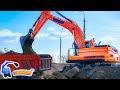 Diggers at work  diggers for kids learn about construction vehicles  diggers tv