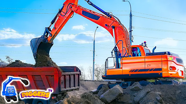 Diggers At Work 🦺 Diggers For Kids, Learn About Construction Vehicles | Diggers TV