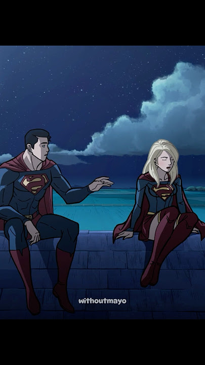 Superman talk to Supergirl about Batman not trusting her #superman #shorts #youtubeshorts #supergirl
