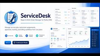 ServiceDesk – Repair & Work Order Manager for Perfex CRM screenshot 2