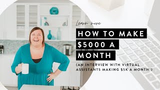 Make 5k+ Per Month As a Virtual Assistant (HOUR LONG INTERVIEW!)