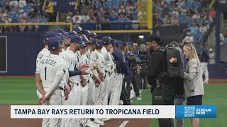 Rays fans celebrate return to Tropicana Field, get emotional over potential relocation of the team Details