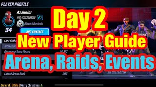 Marvel Strike Force Beginner's Guide Day Two  2026 | Events, Raids and Arena Free to Play Beginners screenshot 4