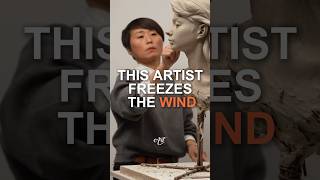 Bronze Sculptures Frozen In The Wind @luo_li_rong_art #art #sculpture #bronzeart #shorts