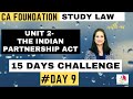 INDIAN PARTNERSHIP ACT || TASK #9