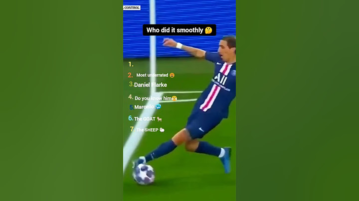 (Who did it smoothly) Ranking Smooth Ball Control on the pitch 🥶 #shorts