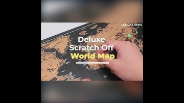 Review Deluxe Scratch Off World Map For Travel Lover