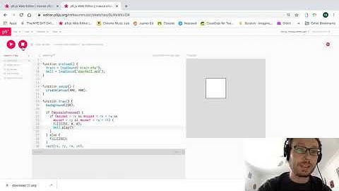p5.js tutorial - Clicking Shapes to trigger sounds & animation - part 2: Triggering sound