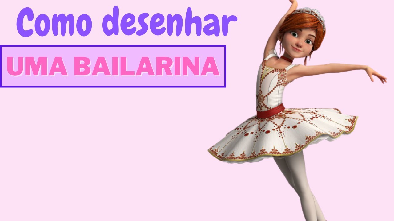 Como desenhar uma Bailarina Passo a Passo🦄 - Muito fácil!!! - YouTube