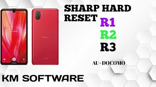 Sharp R3 hard reset(remove screen lock 🔒)