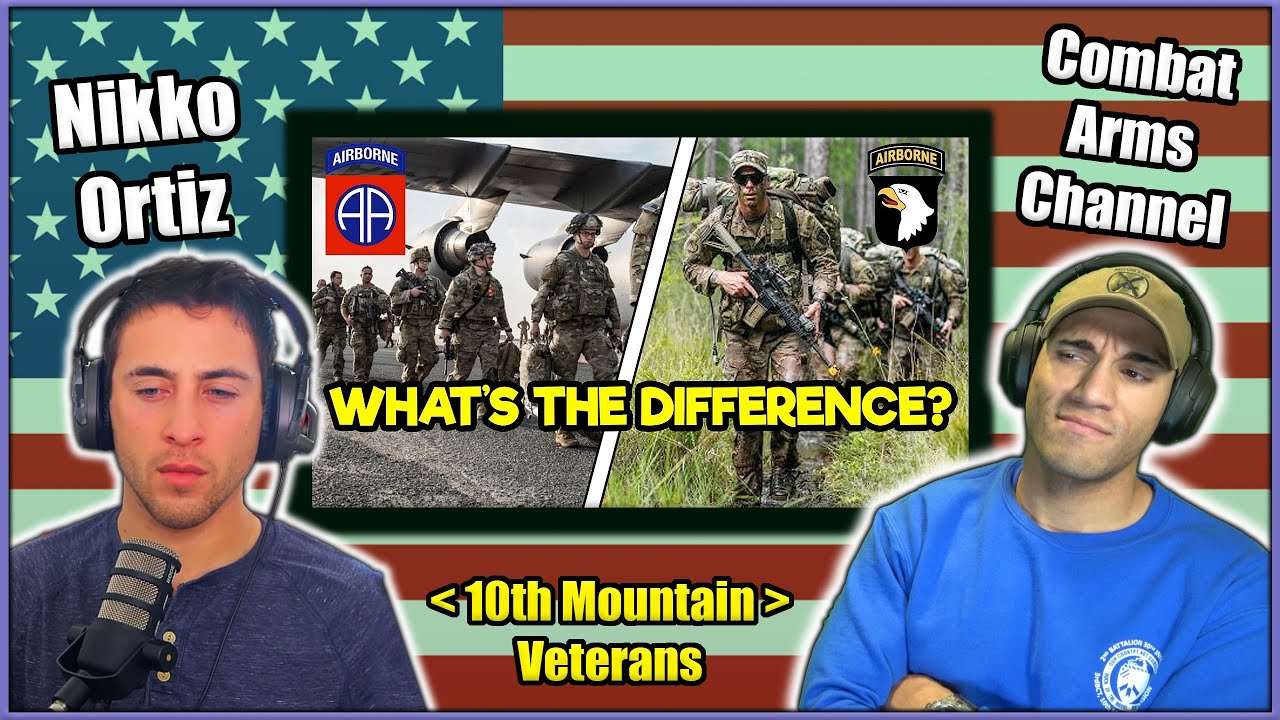 The US Army's 82nd Airborne vs. 101st Airborne (Nikko Ortiz and CAC React)