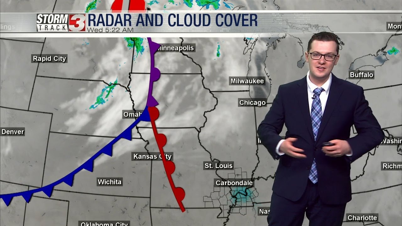 Tracking warmer temperatures and increased rain chances, Morning ...